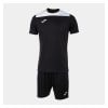 Joma Phoenix II Set - Shirt & Shorts Black-White