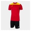 Joma Phoenix II Set - Shirt & Shorts Red-Yellow-Black