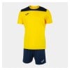 Joma Phoenix II Set - Shirt & Shorts Yellow-Dark Navy