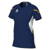 Errea Womens Corinne Short Sleeve Jersey (W) Navy-White-Yellow
