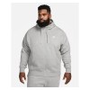 Nike Sportswear Club Full-Zip Hoodie Dark Grey Heather-Matte Silver-White