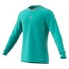 adidas Referee 22 Long Sleeve Jersey - Performance Logo Mint Rush