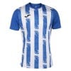 Joma Inter III Striped Short Sleeve Shirt Royal-White