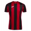 Joma Inter Classic Striped Short Sleeve Shirt Red-Black