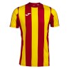 Joma Inter Classic Striped Short Sleeve Shirt Red-Yellow