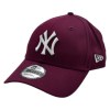 New Era 9FORTY Yankees Cap Maroon-Grey