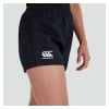 Canterbury Womens Professional Polyester Shorts (W) Black