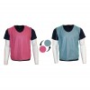 Precision Reversible Mesh Training Bib Pink-Sky