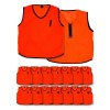 Precision Numbered Mesh Training Bibs 1-15 Fluo Orange