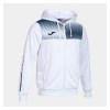 Joma Eco Supernova Hoodie Jacket White-Dark Navy