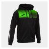 Joma Eco Supernova Hoodie Jacket Black-Green Flour