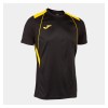 Joma CHAMPIONSHIP VII SHORT SLEEVE SHIRT Black-Yellow