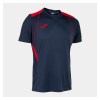 Joma CHAMPIONSHIP VII SHORT SLEEVE SHIRT Navy-Red