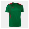 Joma CHAMPIONSHIP VII SHORT SLEEVE SHIRT Green-Red