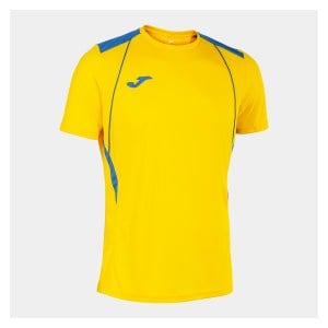 Joma CHAMPIONSHIP VII SHORT SLEEVE SHIRT Yellow-Royal Blue
