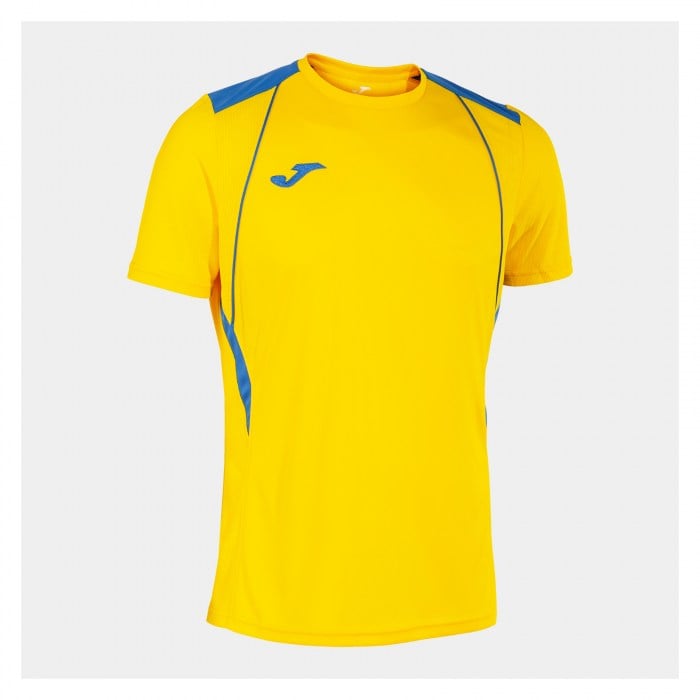 Joma CHAMPIONSHIP VII SHORT SLEEVE SHIRT Yellow-Royal Blue