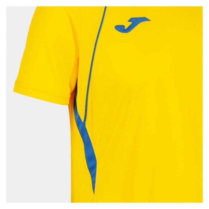 Joma CHAMPIONSHIP VII SHORT SLEEVE SHIRT Yellow-Royal Blue