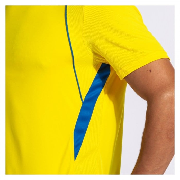 Joma CHAMPIONSHIP VII SHORT SLEEVE SHIRT Yellow-Royal Blue