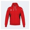 Errea Clancy Full Zip Hoodie Red-Black-White