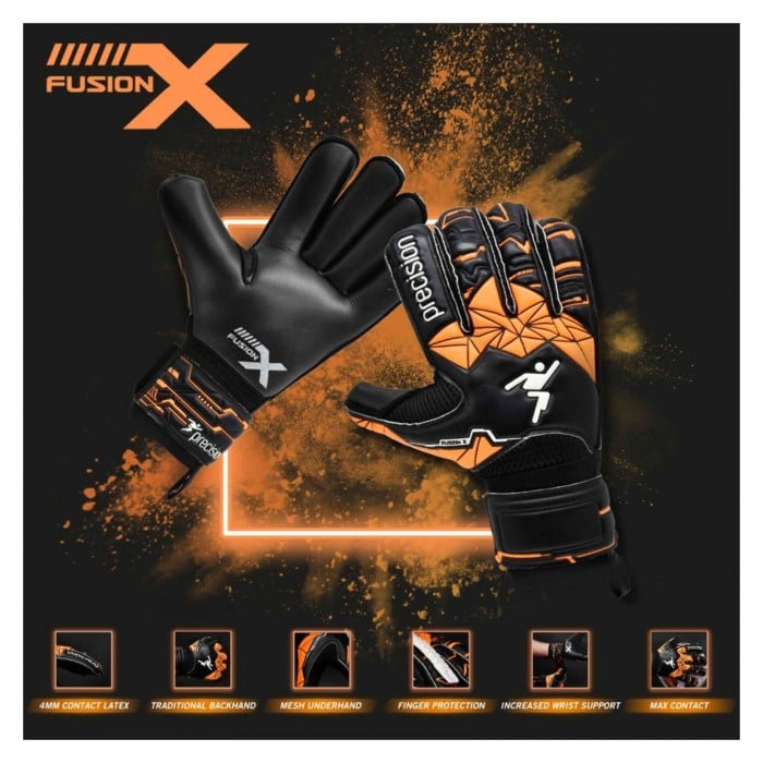 Precision Fusion X Roll Finger Protect GK Gloves