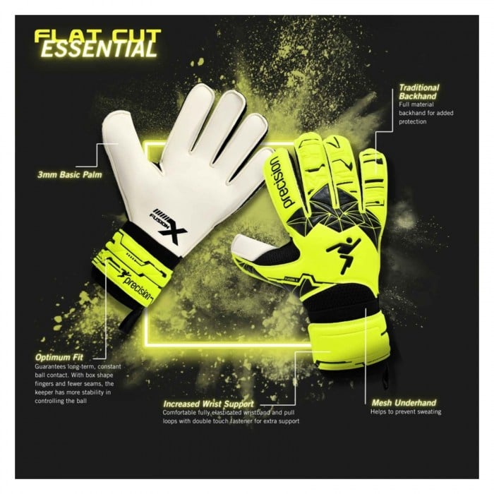 Precision Fusion X Flat Cut Essential GK Gloves