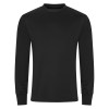 Unisex Long Sleeve Active Tee Jet Black