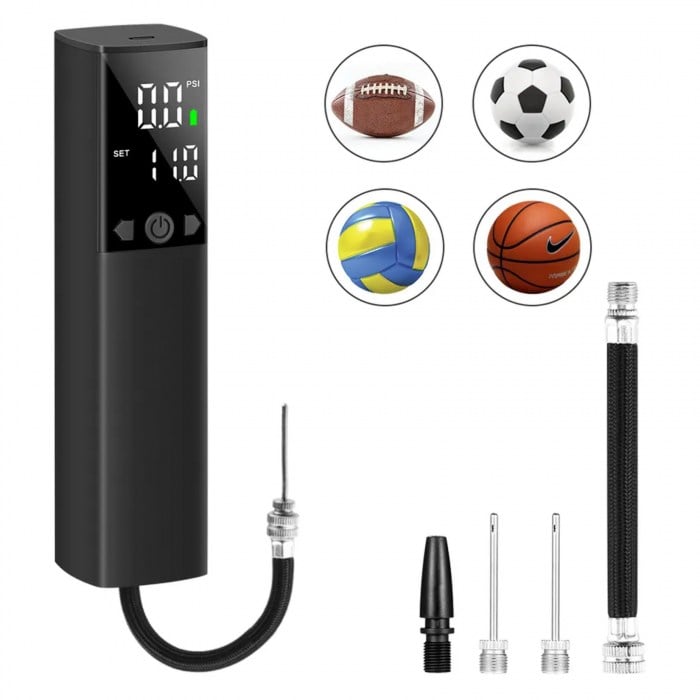 Digital Display Mini Automatic Rechargable Ball Pump