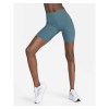 Nike Dri-Fit Go Womens Mid-Rise Shorts Noise Aqua-Black