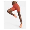 Nike Dri-Fit Go Womens Mid-Rise Shorts Mantra Orange-Black