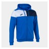 Joma Crew V Full Zip Hoodie Royal-Navy-White