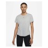 Nike Dri-Fit One Womens Top Particle Grey-Heather-Black