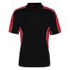Gamegear Cooltex Active Polo Shirt Black-Red