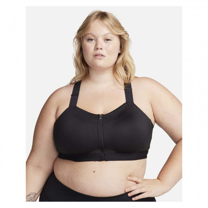 Nike Womens Alpha High-Support Padded Zip-Front Sports Bra