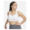 Nike Womens Alpha High-Support Padded Zip-Front Sports Bra White-White-White-Black