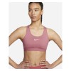 Nike Womens High-Support Non-Padded Adjustable Sports Bra Desert Berry-Desert Berry-Desert Berry-Pink Oxford