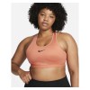 Nike Womens High-Support Non-Padded Adjustable Sports Bra Madder Root-Madder Root-Madder Root-Black