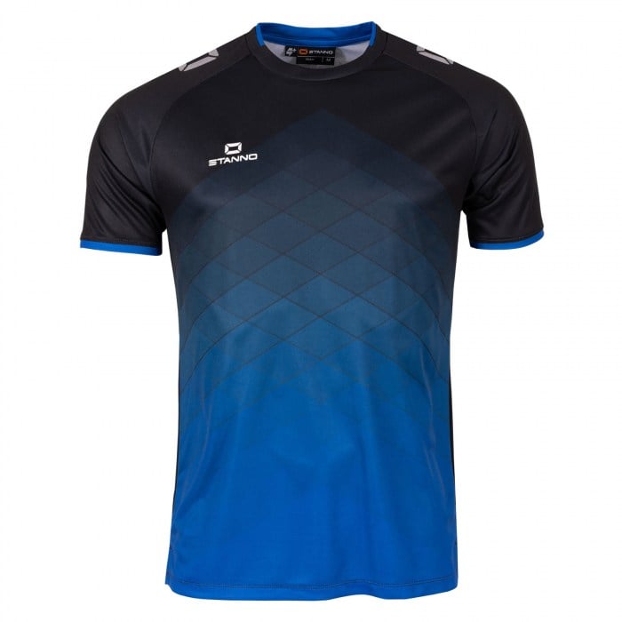 Stanno Altius Short Sleeve Shirt Black-Blue