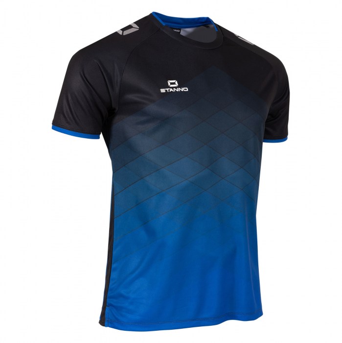 Stanno Altius Short Sleeve Shirt Black-Blue