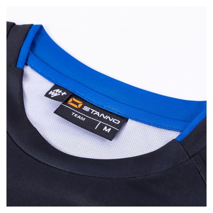 Stanno Altius Short Sleeve Shirt Black-Blue