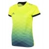 Stanno Womens Altius Short Sleeve Shirt (W) Yellow-Green-Blue