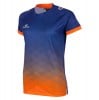 Stanno Womens Altius Short Sleeve Shirt (W) Navy-Orange