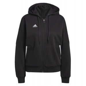 adidas Womens Condivo 22 Full Zip Hoody (W)- Black/White