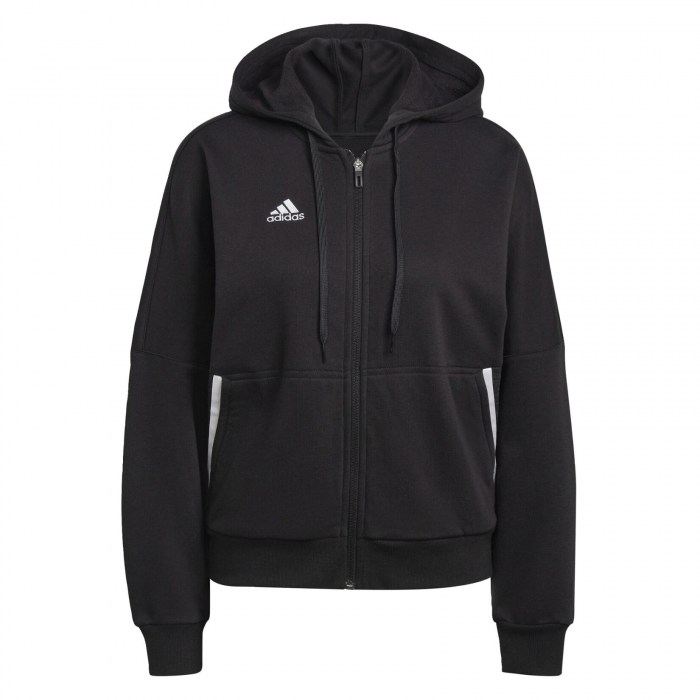 adidas Womens Condivo 22 Full Zip Hoody (W)- Black/White