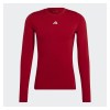 adidas TechFit LS Tee Team Power Red