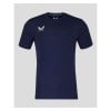 Castore Short Sleeve Training T-Shirt Navy-White