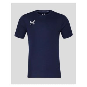 Castore Short Sleeve Training T-Shirt Navy-White