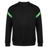 Classic Premium Crew Sweatshirt Black-Emerald