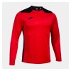 Joma Championship VI Long Sleeve T-Shirt Red-Black