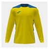 Joma Championship VI Long Sleeve T-Shirt Yellow-Royal Blue
