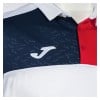 Joma Eco Championship Short Sleeve Polo Shirt White-Red-Navy